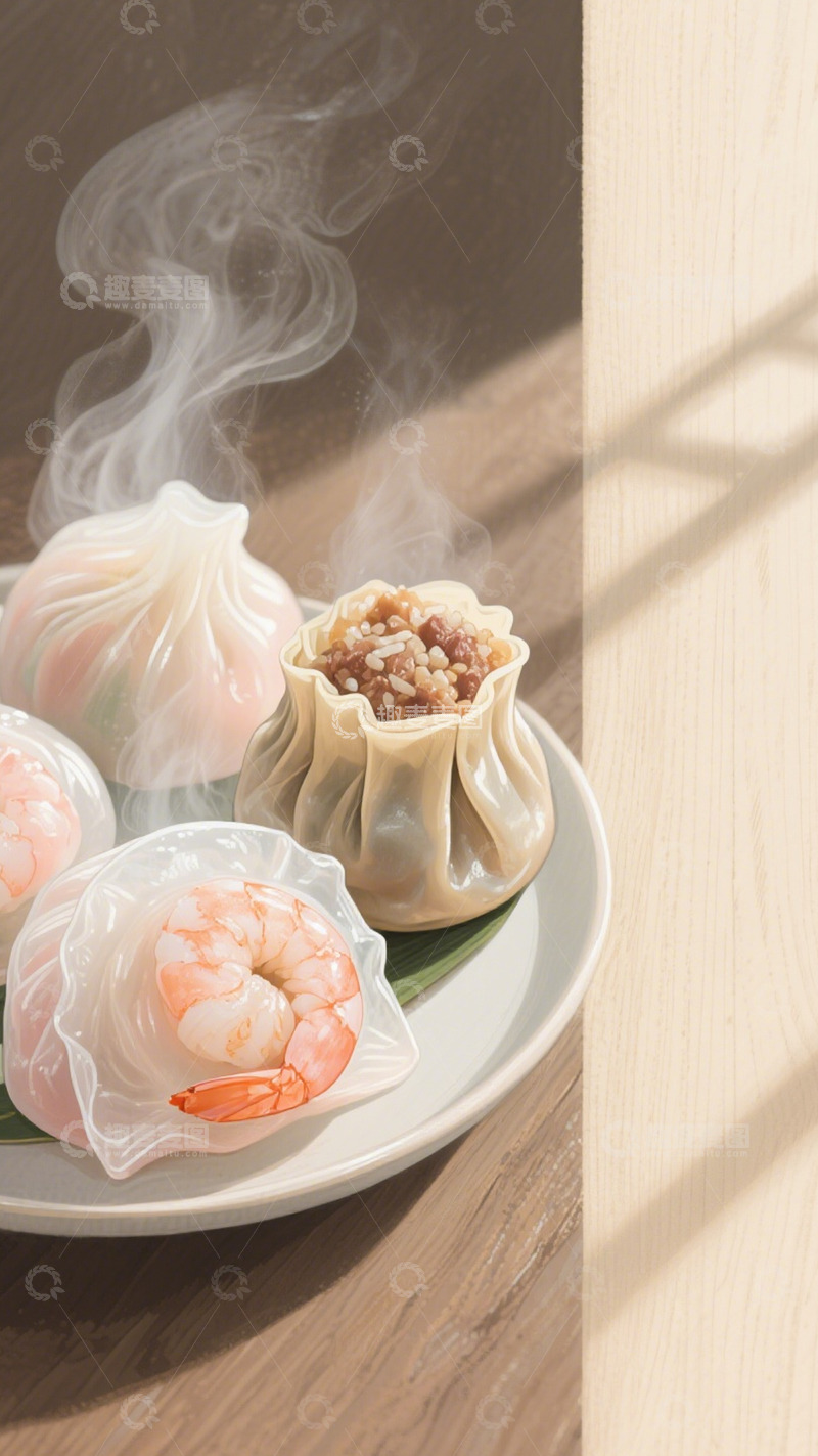 高清大图下载【趣麦麦图】烧麦的鲜香诱惑4