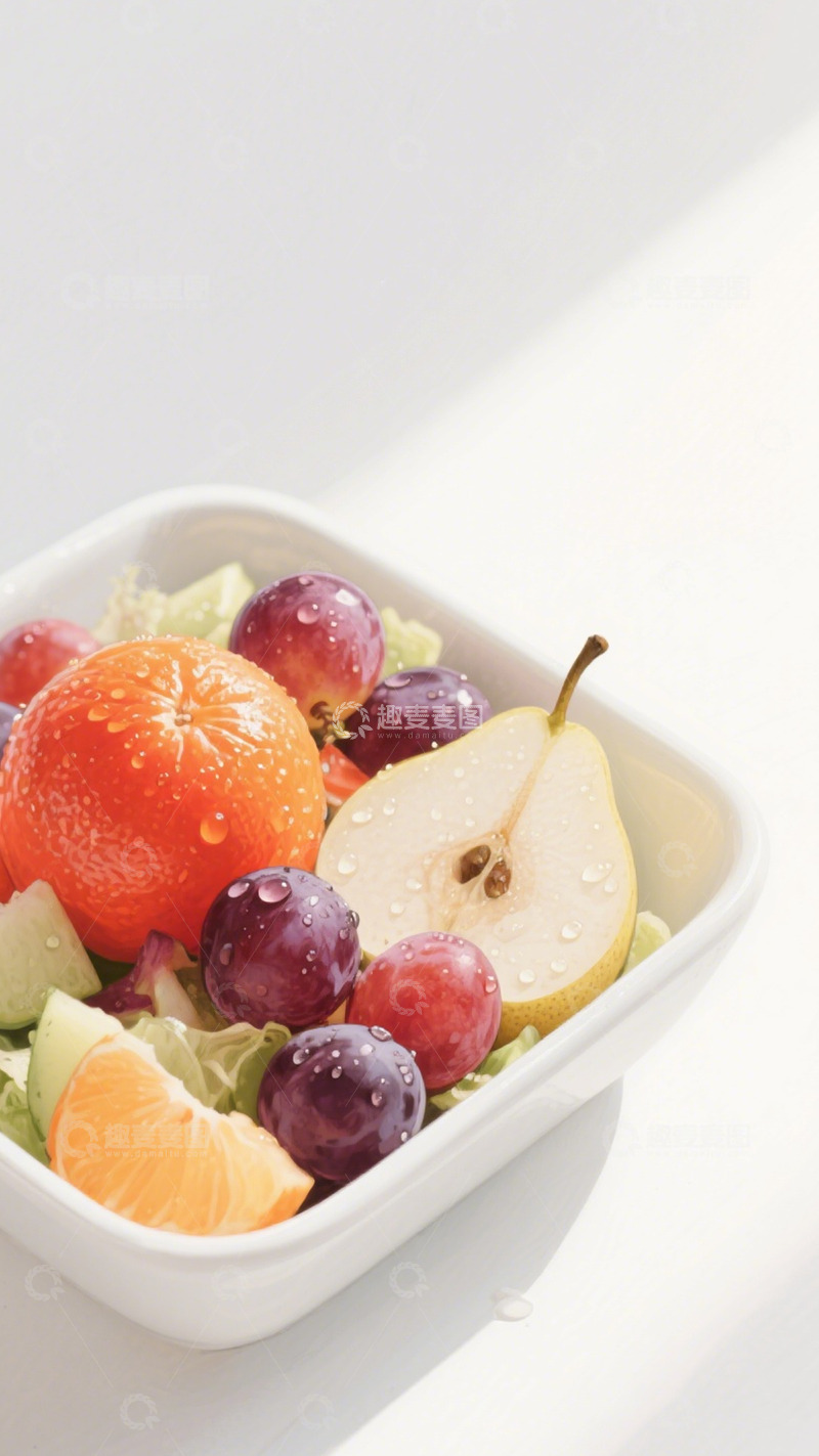 高清大图下载【趣麦麦图】水果沙拉的清新盛宴4