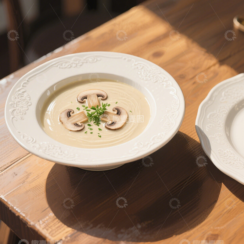 蘑菇汤的精致滋味1