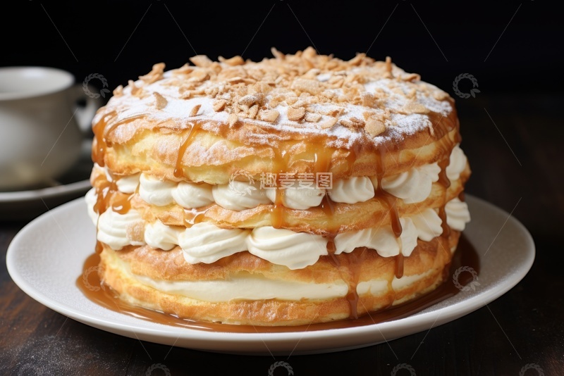 高清大图下载【趣麦麦图】夹心奶油蛋糕