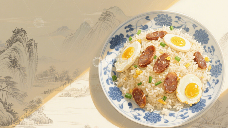 高清大图下载【趣麦麦图】中式炒饭的丰富美味2