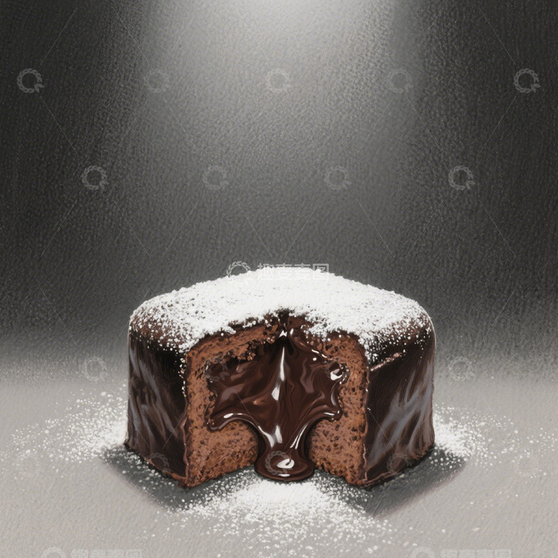 高清大图下载【趣麦麦图】熔岩蛋糕的甜蜜诱惑1