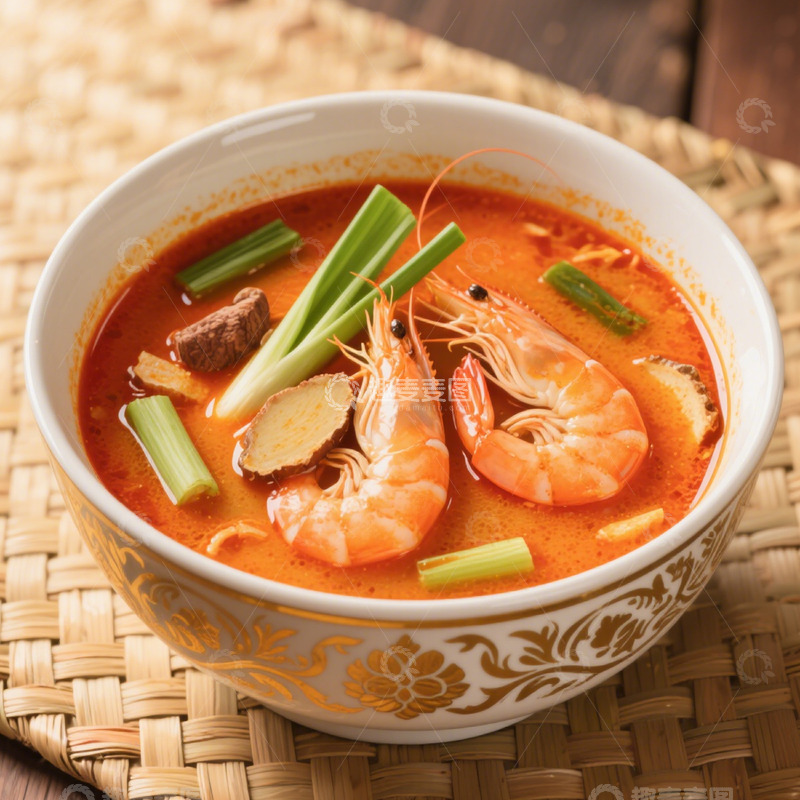 高清大图下载【趣麦麦图】泰式美味冬阴功汤1