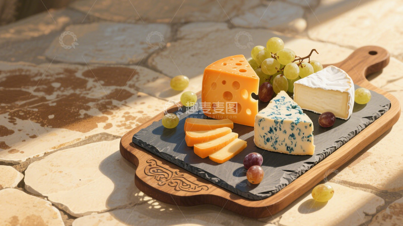 高清大图下载【趣麦麦图】西式奶酪的美味拼2