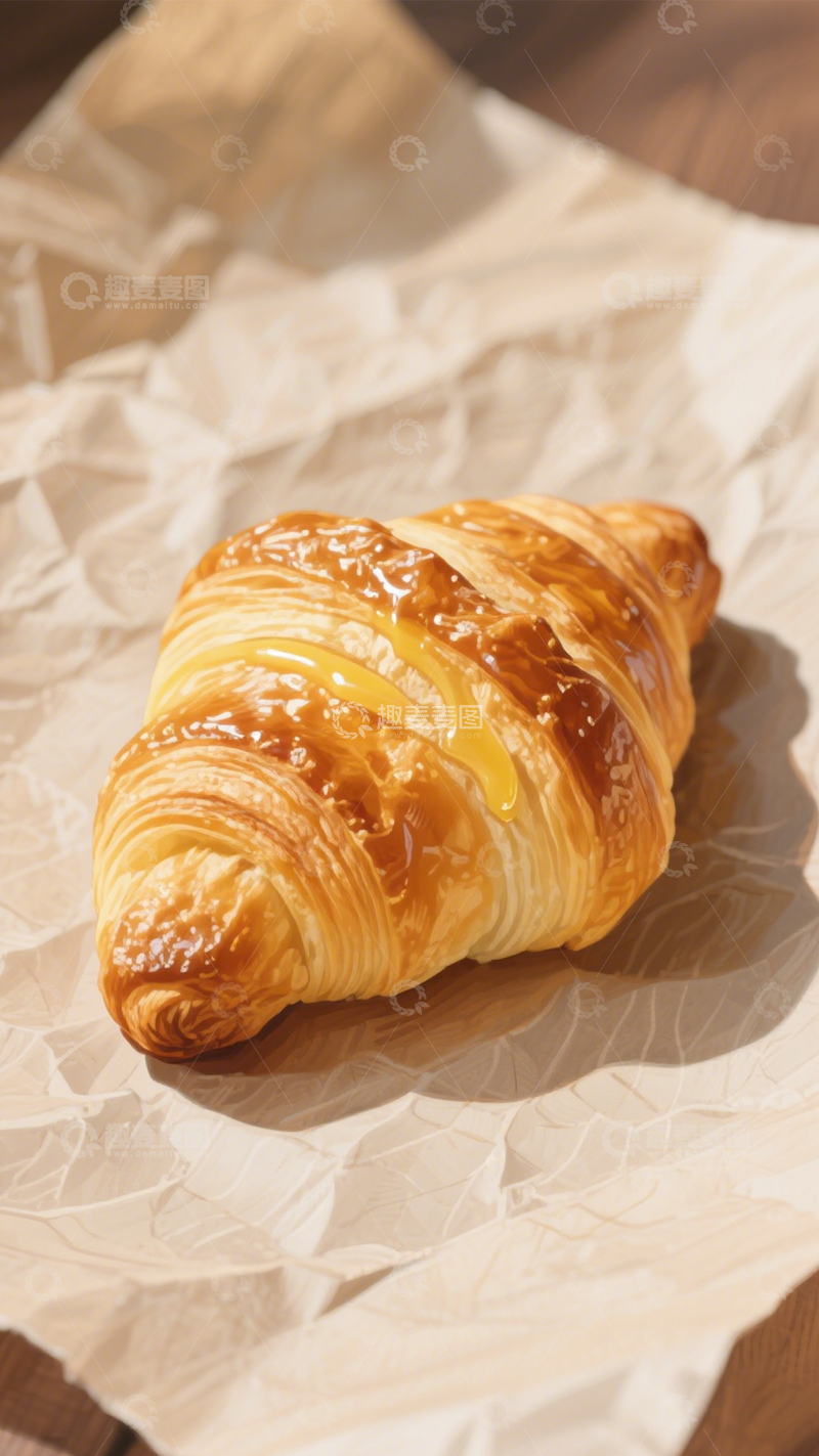 高清大图下载【趣麦麦图】可颂的酥脆诱惑3