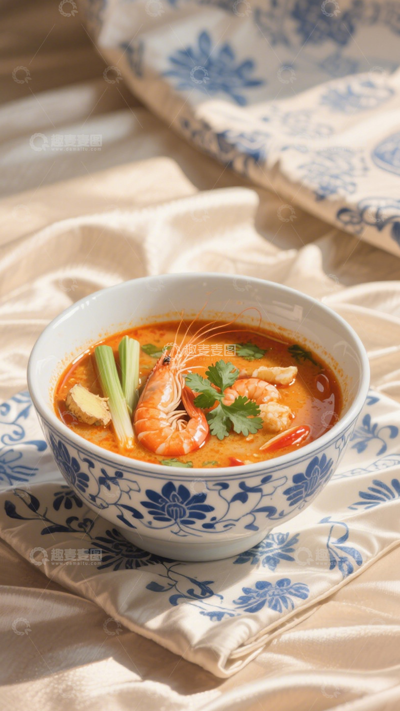 高清大图下载【趣麦麦图】泰式美味冬阴功汤3