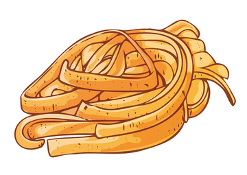 手绘豆腐丝火锅食材