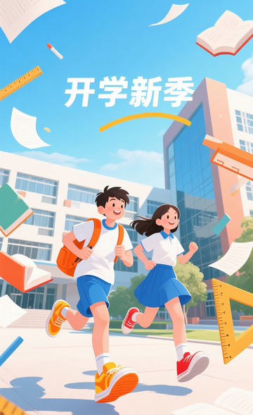 开学季插画1