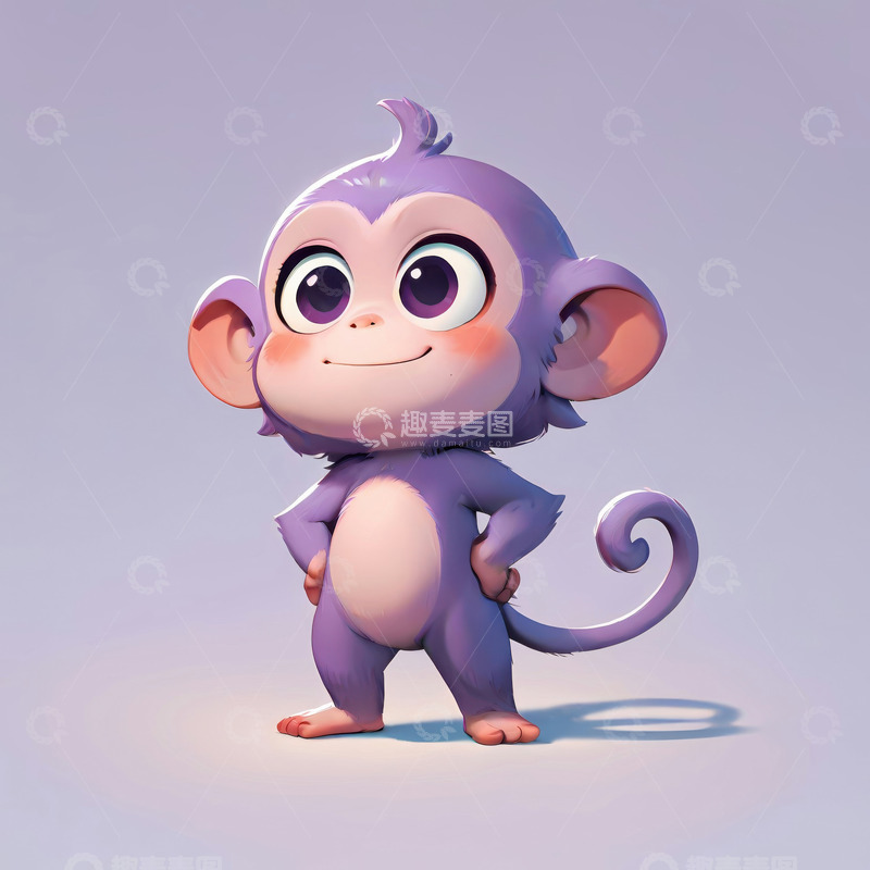 高清大图下载【趣麦麦图】活泼的卡通猴子AI插画摄影照片高清图片素活泼的卡通猴子AI插画摄影照片高清图片素活泼的卡通猴子AI插画摄影照片高清图片素