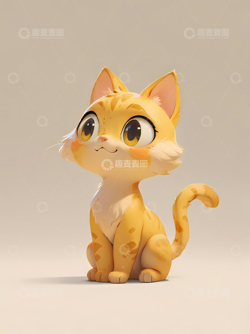 高清大图下载【趣麦麦图】卡通虎斑猫AI插画摄影照片高清图片素材卡通虎斑猫AI插画摄影照片高清图片素材卡通虎斑猫AI插画摄影照片高清图片素材