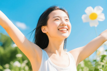 清纯女孩 朝气蓬勃