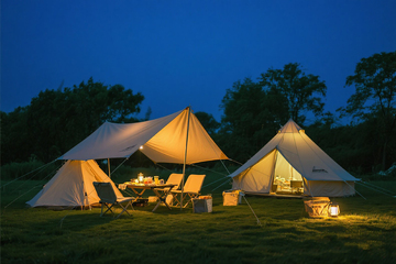 夜间露营，氛围感1