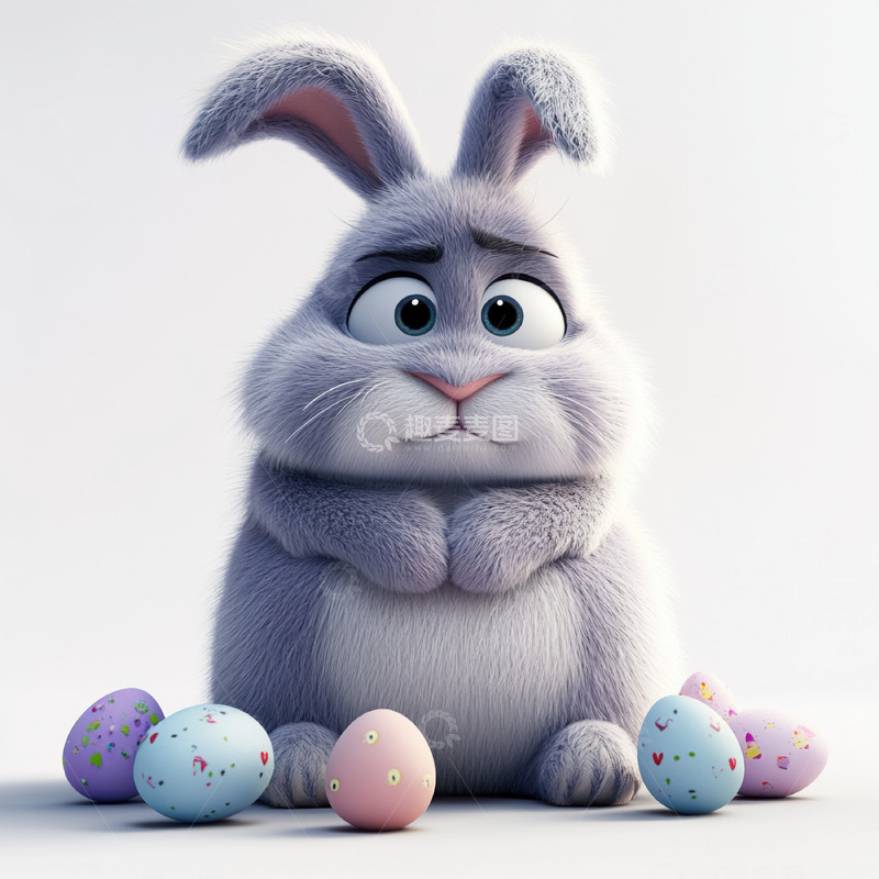 高清大图下载【趣麦麦图】复活节兔子场景AI插画摄影照片高清图片素复活节兔子场景AI插画摄影照片高清图片素复活节兔子场景AI插画摄影照片高清图片素