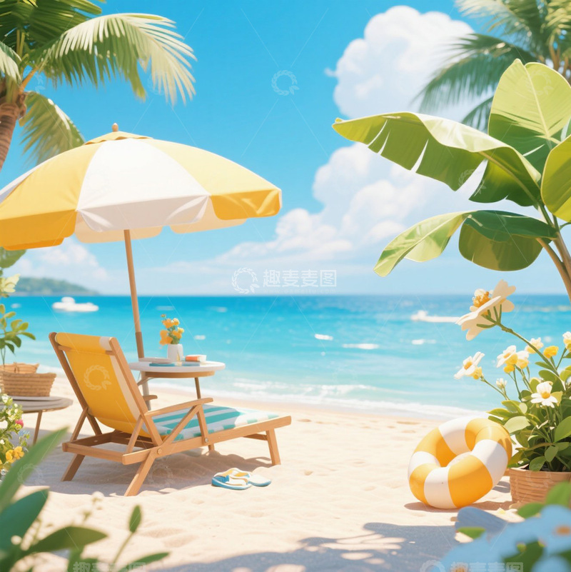 高清大图下载【趣麦麦图】夏日夏天来了