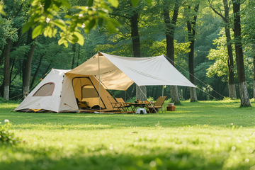 夏天露营，治愈