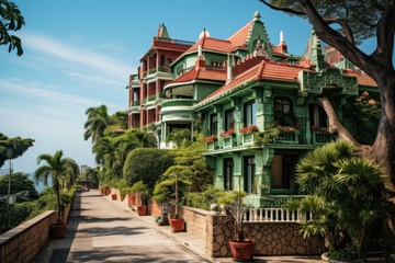 独特建筑风格的别墅