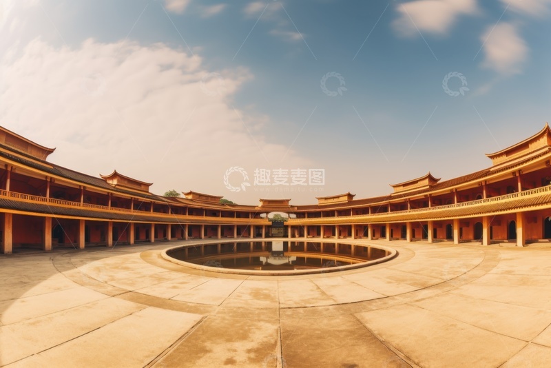 高清大图下载【趣麦麦图】中式建筑景观图