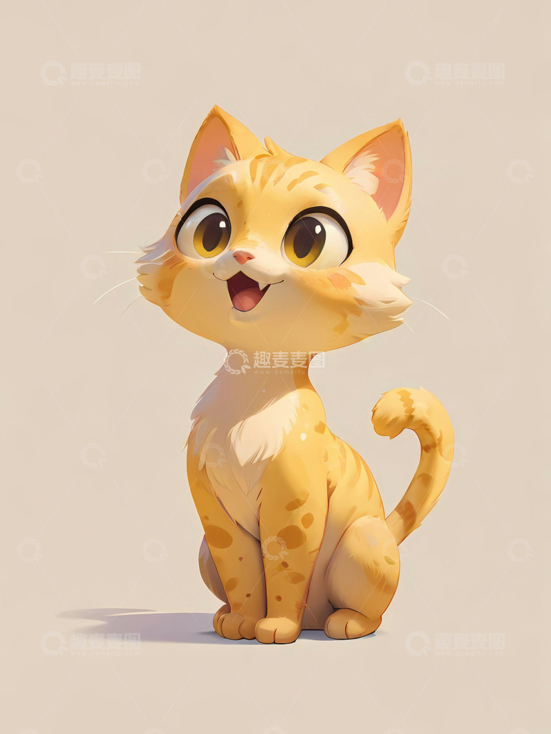高清大图下载【趣麦麦图】卡通橘色虎斑猫AI插画摄影照片高清图片素卡通橘色虎斑猫AI插画摄影照片高清图片素卡通橘色虎斑猫AI插画摄影照片高清图片素