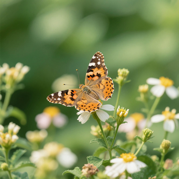 蝴蝶，油菜花，采蜜