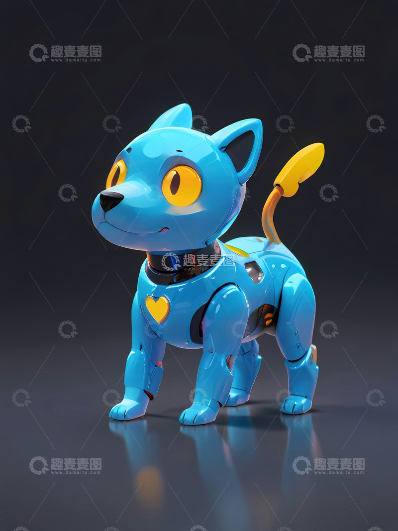 高清大图下载【趣麦麦图】未来主义机器人猫AI插画摄影照片高清图片未来主义机器人猫AI插画摄影照片高清图片未来主义机器人猫AI插画摄影照片高清图片1