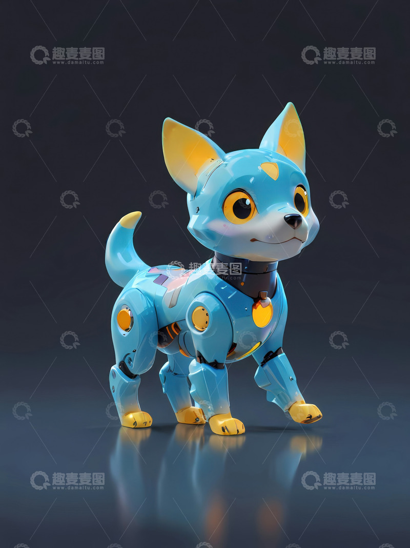 高清大图下载【趣麦麦图】未来主义机器人狗AI插画摄影照片高清图片未来主义机器人狗AI插画摄影照片高清图片未来主义机器人狗AI插画摄影照片高清图片