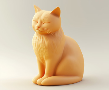 风格化3D橙色猫模型AI插画摄影照片高清风格化3D橙色猫模型AI插画摄影照片高清风格化3D橙色猫模型AI插画摄影照片高清