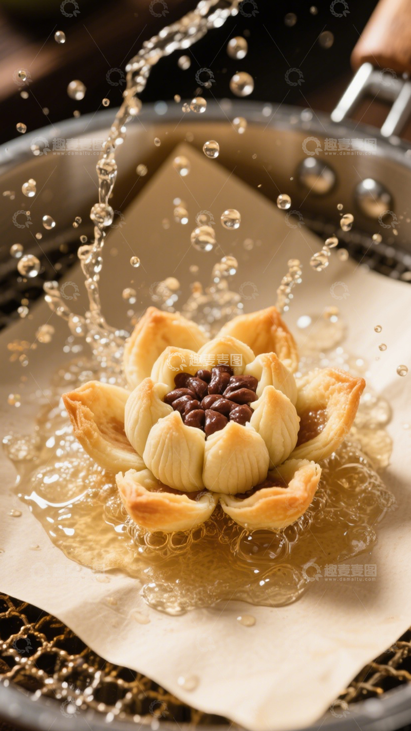 高清大图下载【趣麦麦图】荷花酥传统糕点3