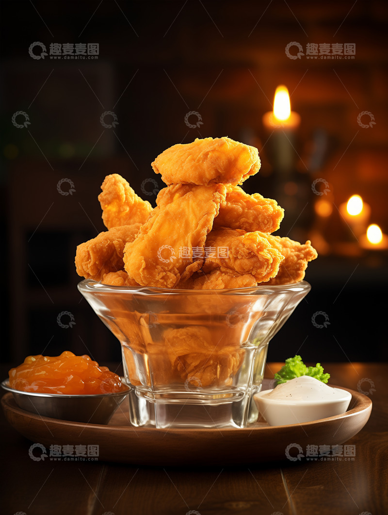 高清大图下载【趣麦麦图】美味鸡米花摄影图11