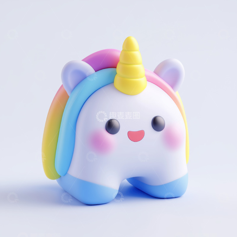 高清大图下载【趣麦麦图】卡通独角兽AI插画摄影照片高清图片素材卡通独角兽AI插画摄影照片高清图片素材卡通独角兽AI插画摄影照片高清图片素材