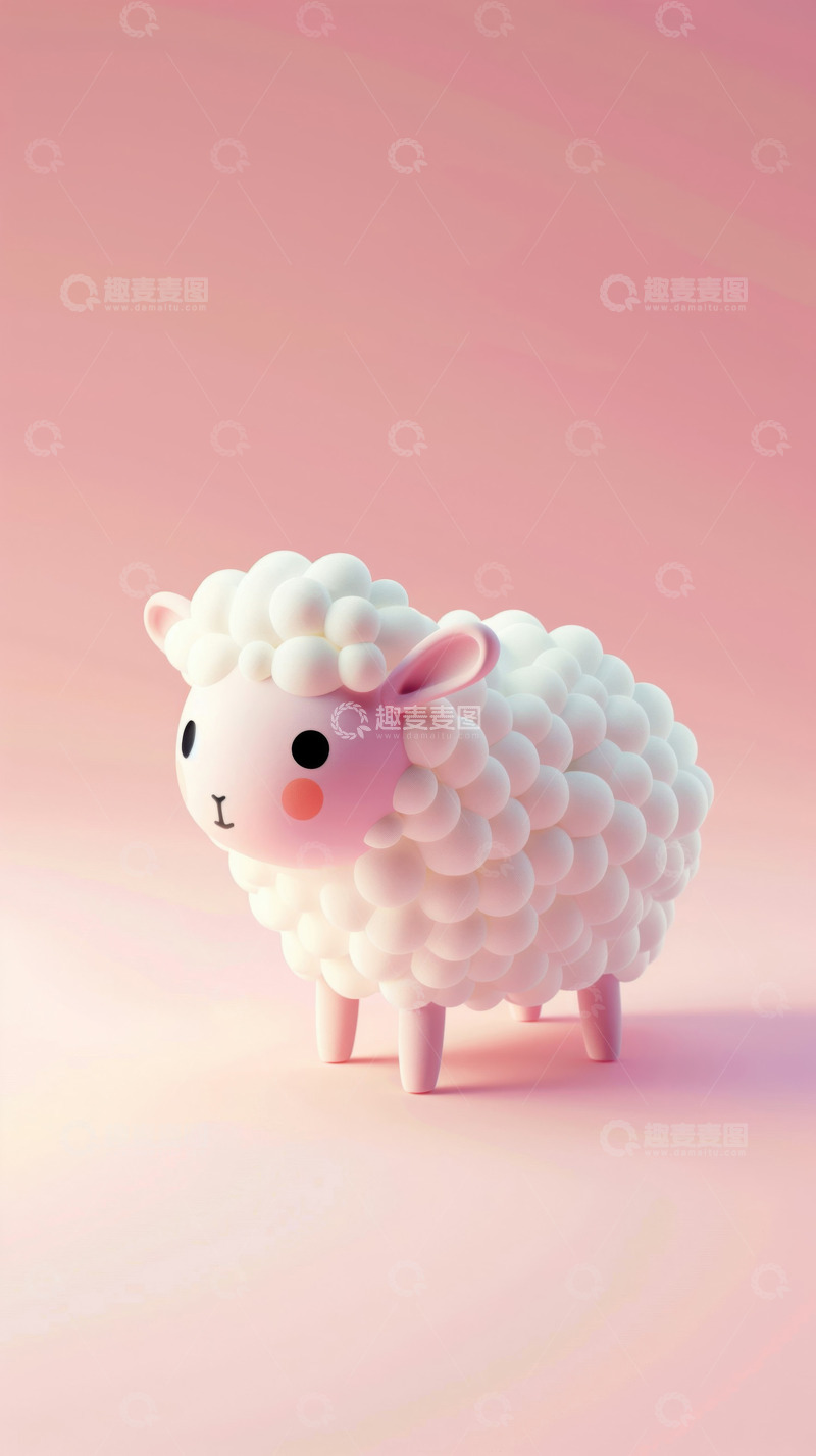 高清大图下载【趣麦麦图】毛茸茸的风格化绵羊AI插画摄影照片高清图毛茸茸的风格化绵羊AI插画摄影照片高清图毛茸茸的风格化绵羊AI插画摄影照片高清图