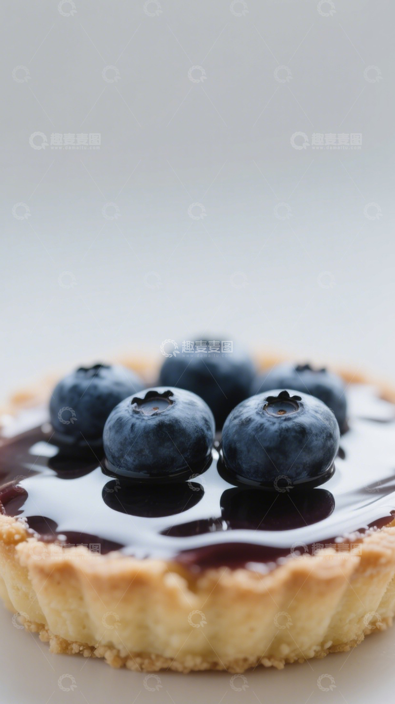 高清大图下载【趣麦麦图】蓝莓挞甜点2
