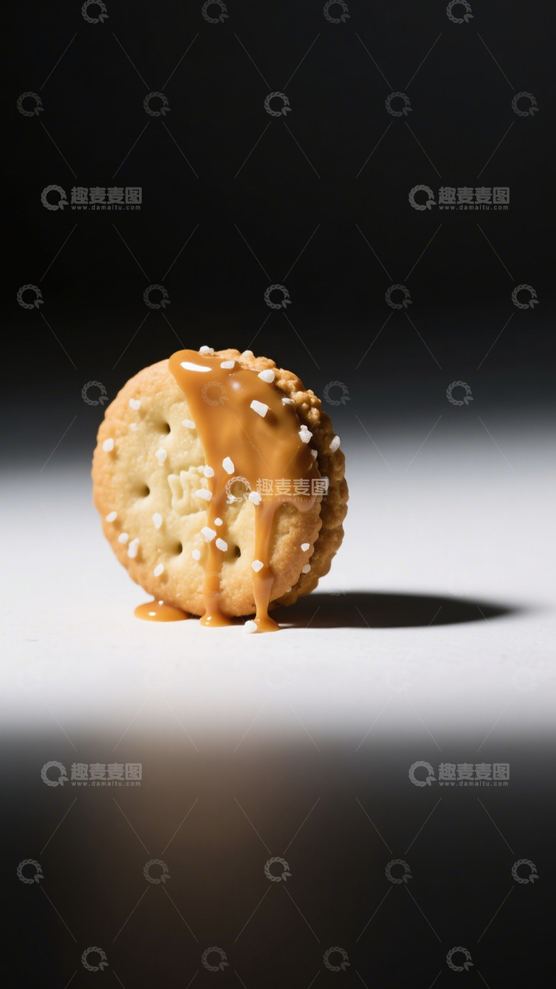 高清大图下载【趣麦麦图】焦糖夹心饼干2