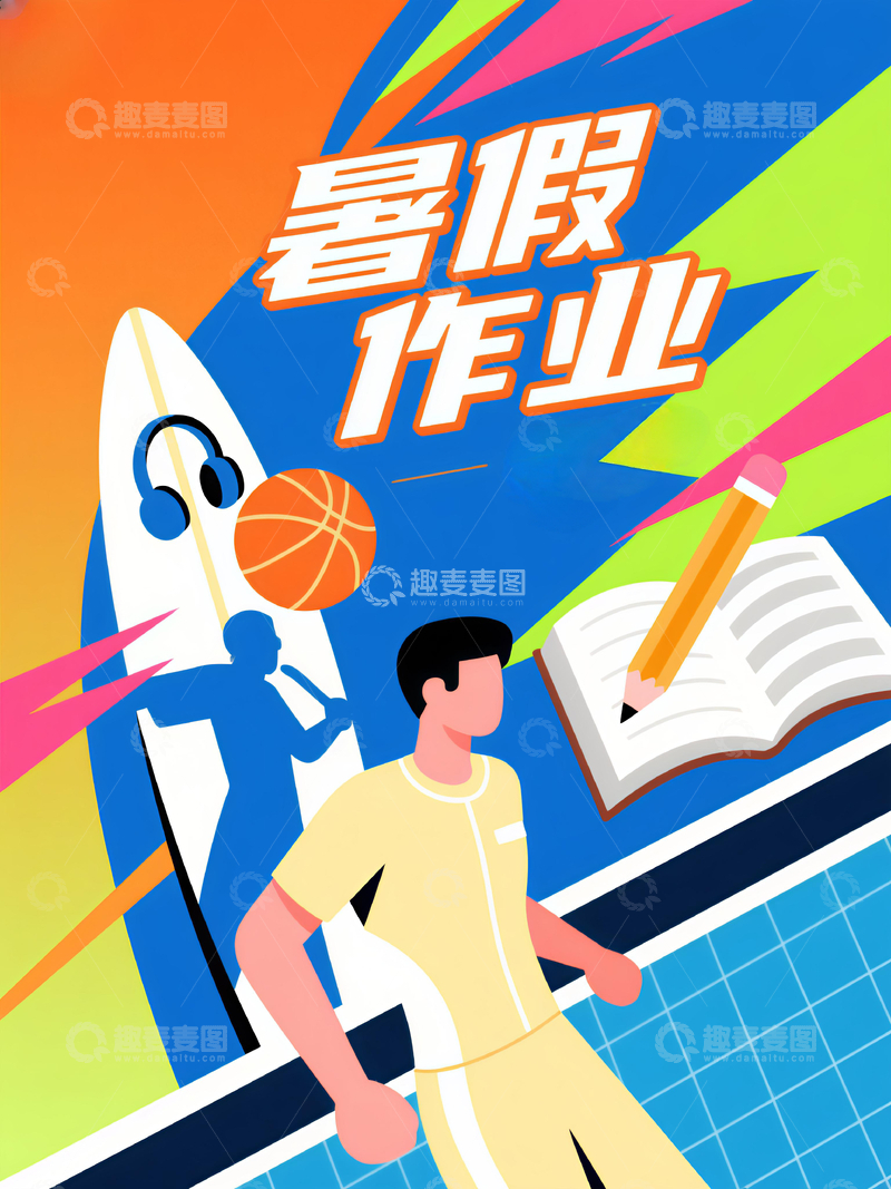 暑假作业封面2