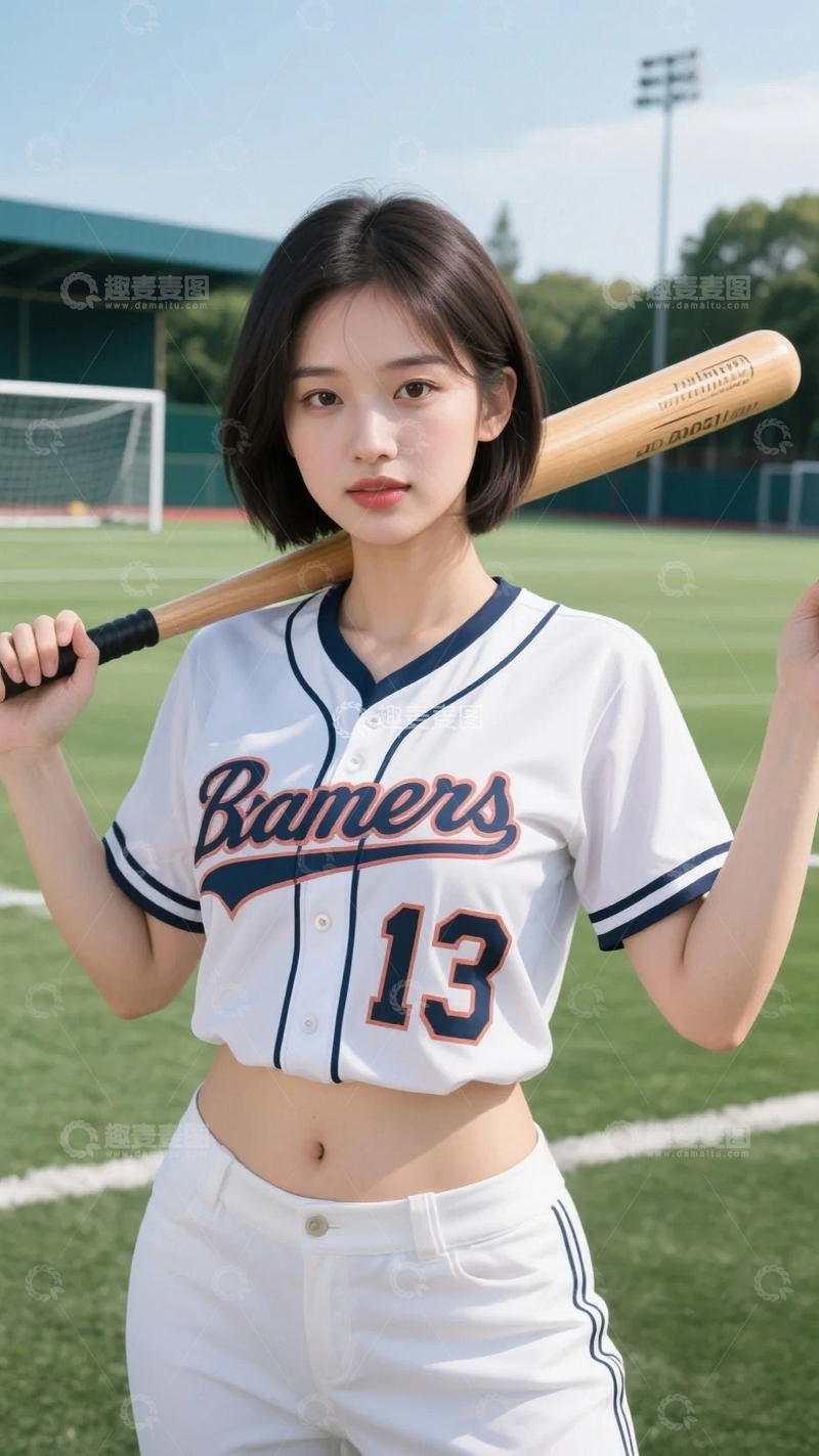 高清大图下载【趣麦麦图】棒球少女的青春飞扬3