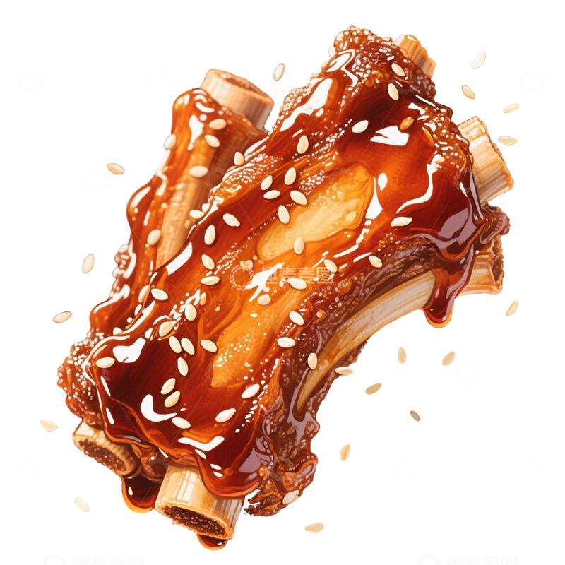 高清大图下载【趣麦麦图】红烧排骨免扣素材