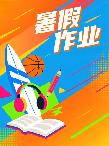 暑假作业封面4