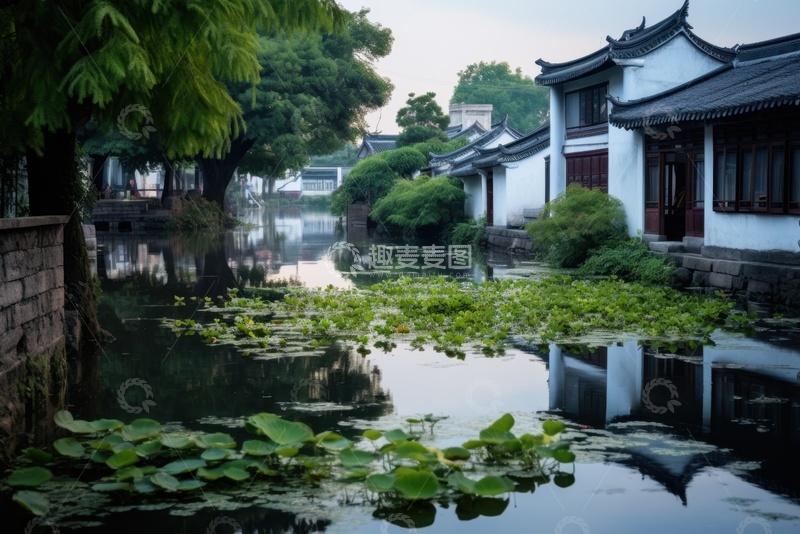 高清大图下载【趣麦麦图】江南民居中式建筑