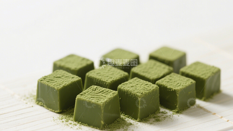 高清大图下载【趣麦麦图】抹茶巧克力方块2