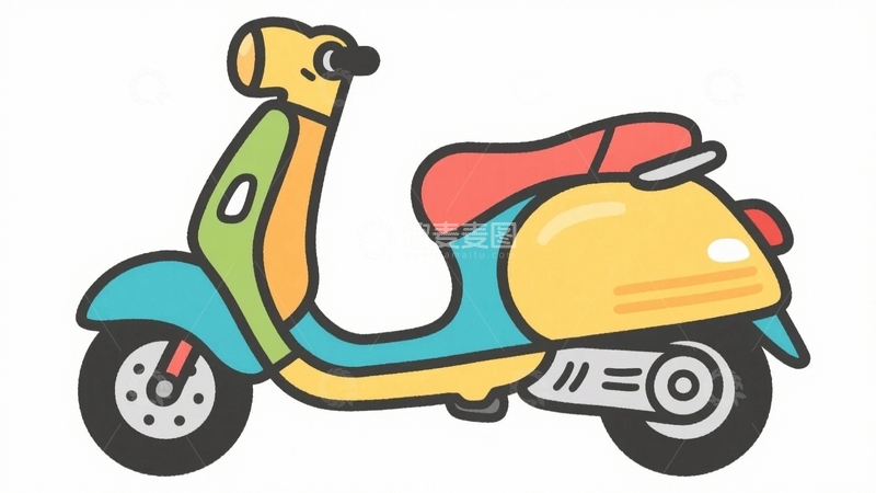 高清大图下载【趣麦麦图】复古风情摩托车之旅1