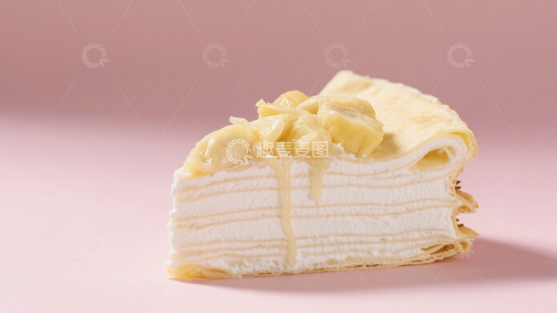 高清大图下载【趣麦麦图】榴莲千层蛋糕2