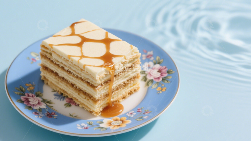 高清大图下载【趣麦麦图】焦糖多层蛋糕2