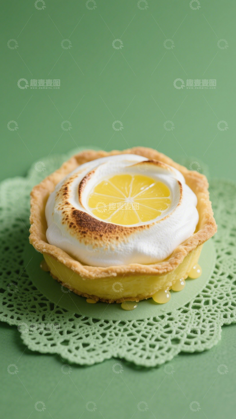 高清大图下载【趣麦麦图】精致柠檬挞甜品3