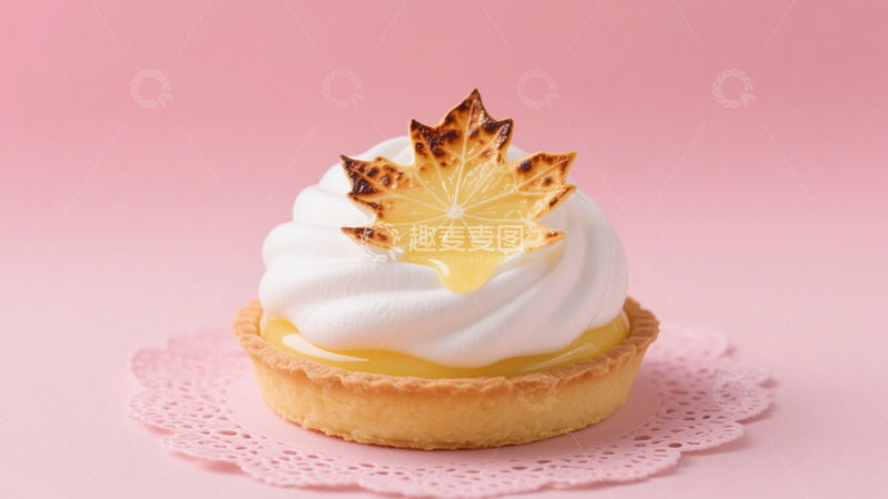 高清大图下载【趣麦麦图】精致柠檬挞甜品2