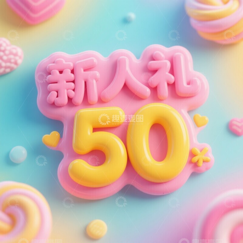 高清大图下载【趣麦麦图】618新人立减