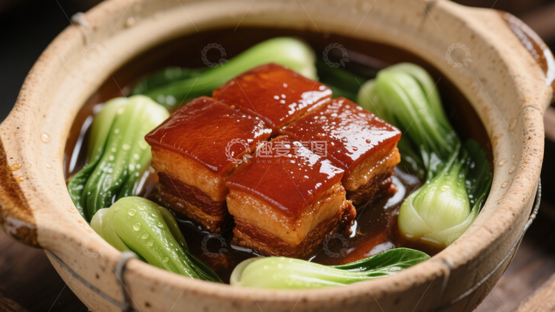 高清大图下载【趣麦麦图】砂锅红烧肉2