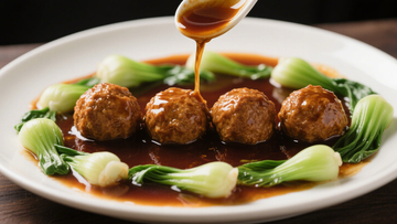 酱汁红烧狮子头3