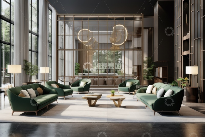 高清大图下载【趣麦麦图】高端大气的酒店大堂