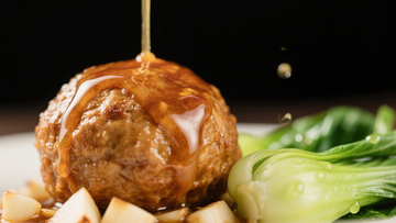 酱汁红烧狮子头4