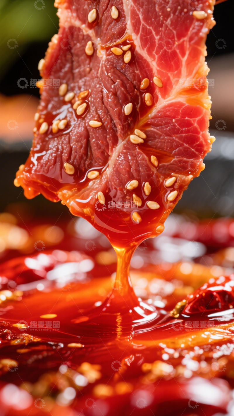 高清大图下载【趣麦麦图】香辣红油麻辣牛肉2