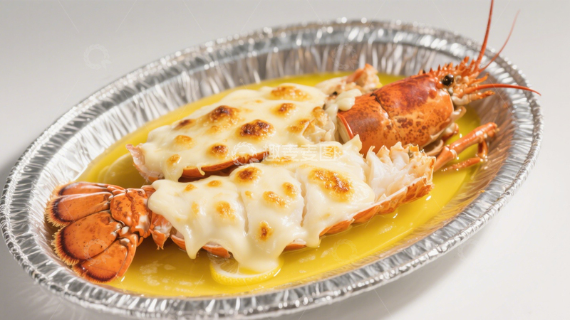 高清大图下载【趣麦麦图】芝士焗龙虾美味3